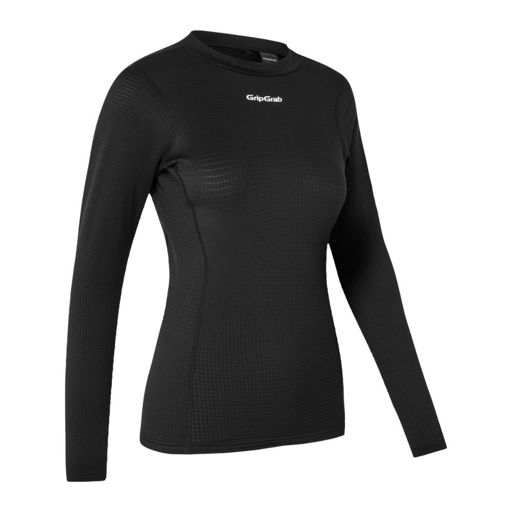 GripGrab RIDE Langærmet Baselayer Trøje til Kvinder - Sort