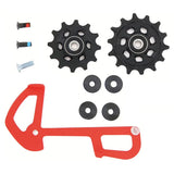 SRAM X01 Eagle Bagskifter-kit – Inderarm og Gearhjul (Rød)