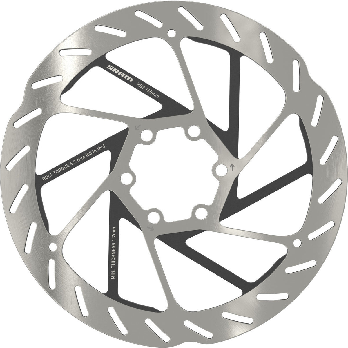 SRAM HS2 Bremseskive – 6-Huls