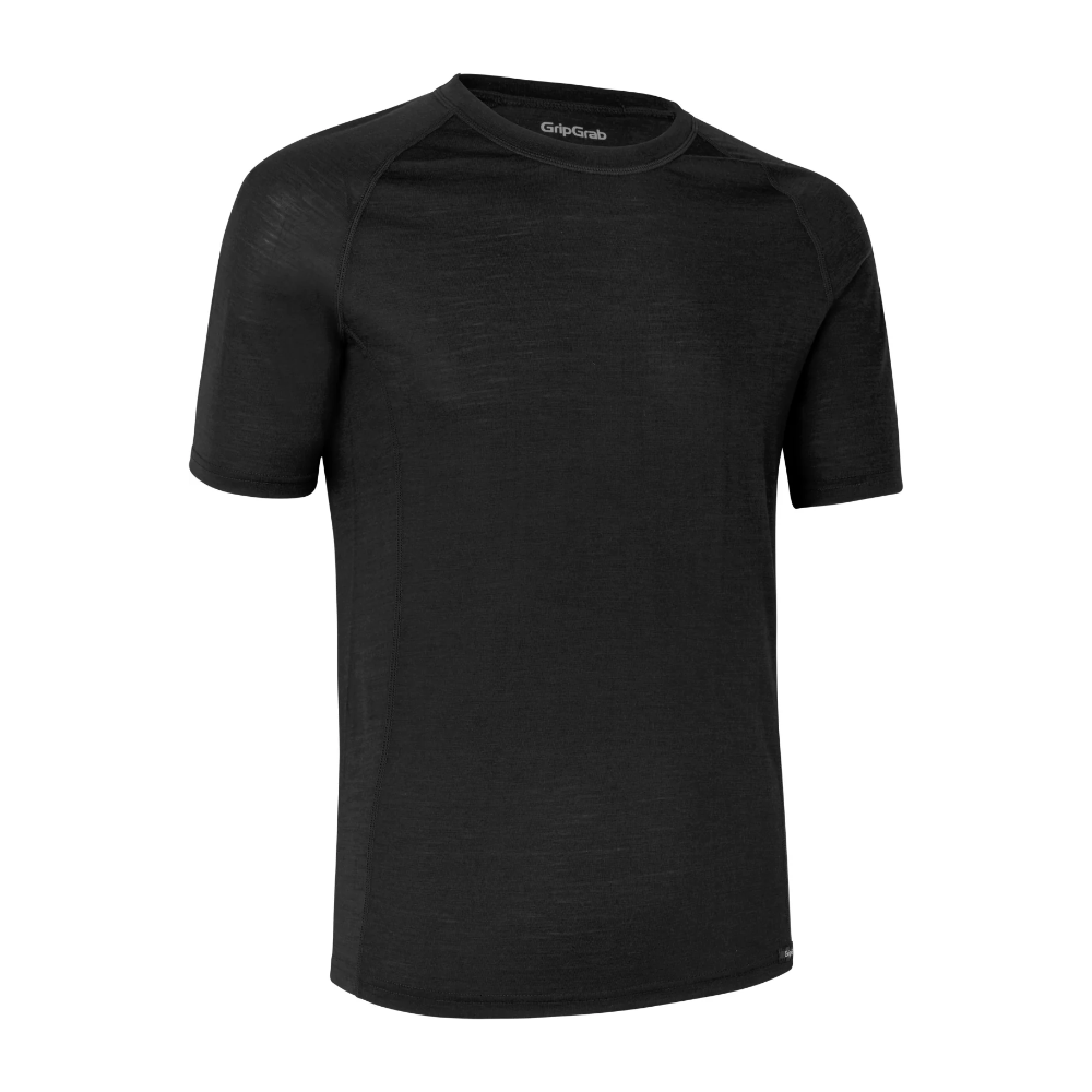 GripGrab Merino Blend Thermal Kortærmet Baselayer – Sort