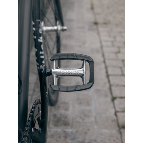 Voxom Pe12 Touring- og Citypedaler – Sort/Sølv