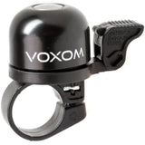 Voxom Kl1 Ringeklokke i Aluminium – Sort (92 dB)
