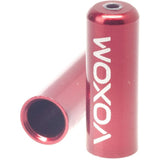 Voxom KA1 Endekapper til Gearkabel 4mm – Rød (5-pak)