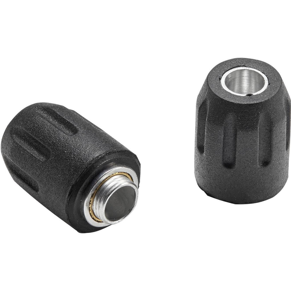 Voxom Ka2 Kabelstoppere med Finjustering – Sort (2-pak)