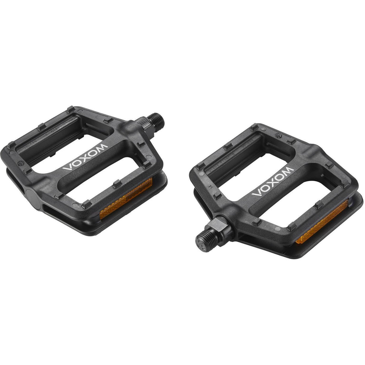 Voxom Pe24 MTB Platformspedaler – Sort (100 x 95 mm)
