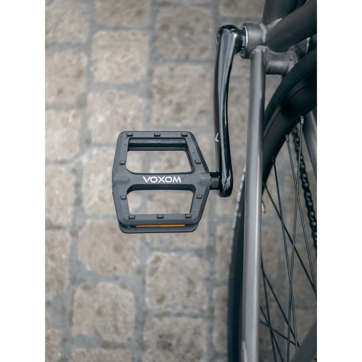Voxom Pe24 MTB Platformspedaler – Sort (100 x 95 mm)