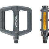 Voxom Pe24 MTB Platformspedaler – Sort (100 x 95 mm)