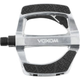 Voxom Pe25 MTB- og Trekkingpedaler – Sort/Sølv (95 x 100 mm)