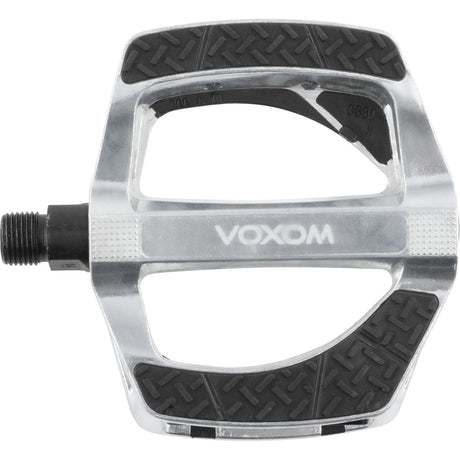 Voxom Pe25 MTB- og Trekkingpedaler – Sort/Sølv (95 x 100 mm)