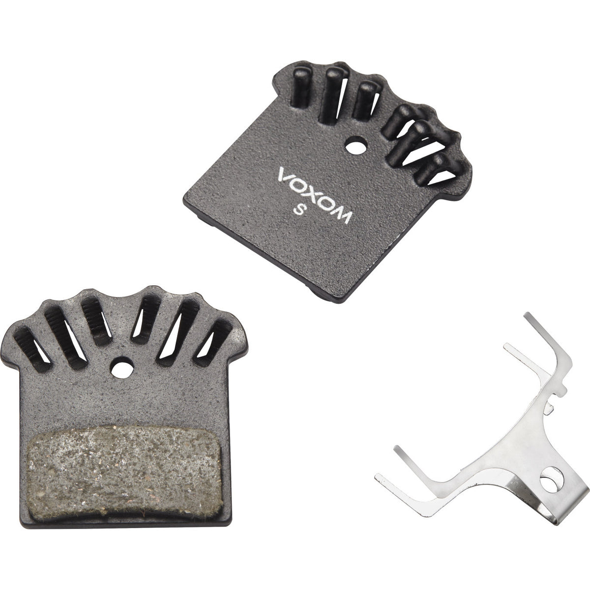 Voxom Bsc32 Semi-Metalske Skivebremseklodser m. Vortex Cooling – Til Shimano (2 stk.)