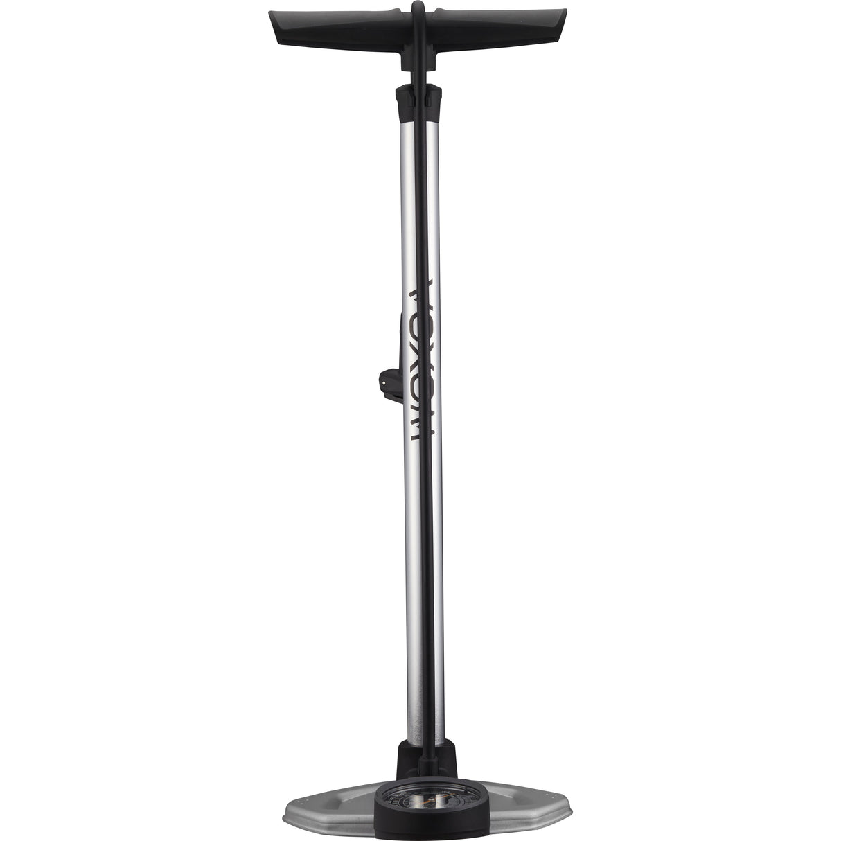 Voxom PU15 Fodpumpe med Manometer (11 Bar) – Sølv