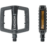 Voxom PE31 Urban Pedaler med Skridsikker TPE-belægning (9/16") – Sort