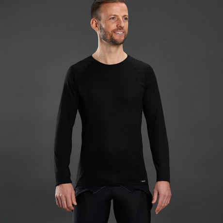 GripGrab Merino Blend Thermal Langærmet Baselayer – Sort