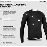 GripGrab Ride Thermal Langærmet Svedundertrøje – Hvid