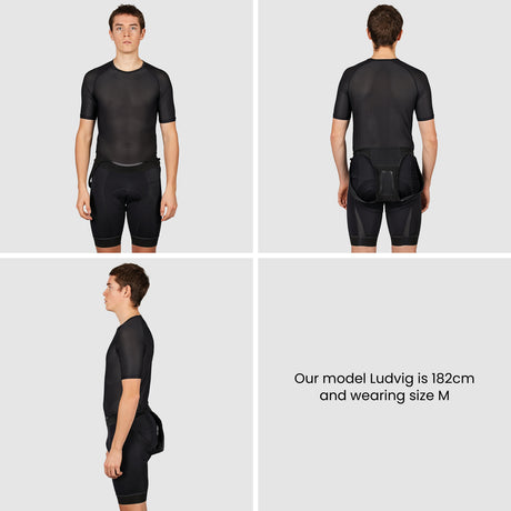 GripGrab Ultralight Mesh Kortærmet Base Layer 2-Pak – Sort