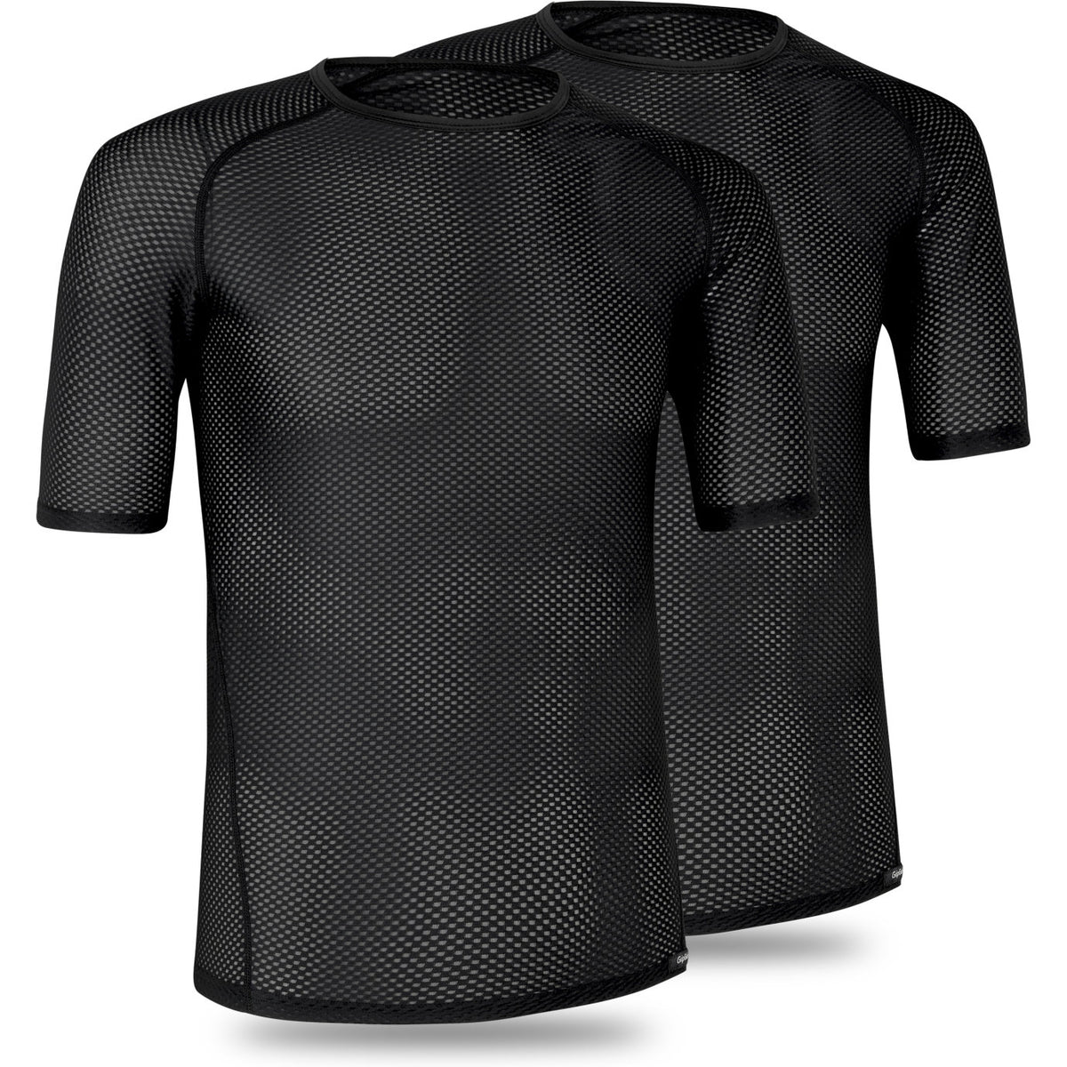 GripGrab Ultralight Mesh Kortærmet Base Layer 2-Pak – Sort