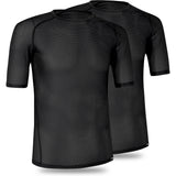 GripGrab Ultralight Mesh Kortærmet Base Layer 2-Pak – Sort