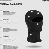GripGrab Thermal Vinter Elefanthue til Børn, Sort