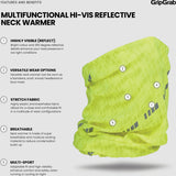 GripGrab Multifunktionel Hi-Vis Reflekterende Halsedisse, Gul