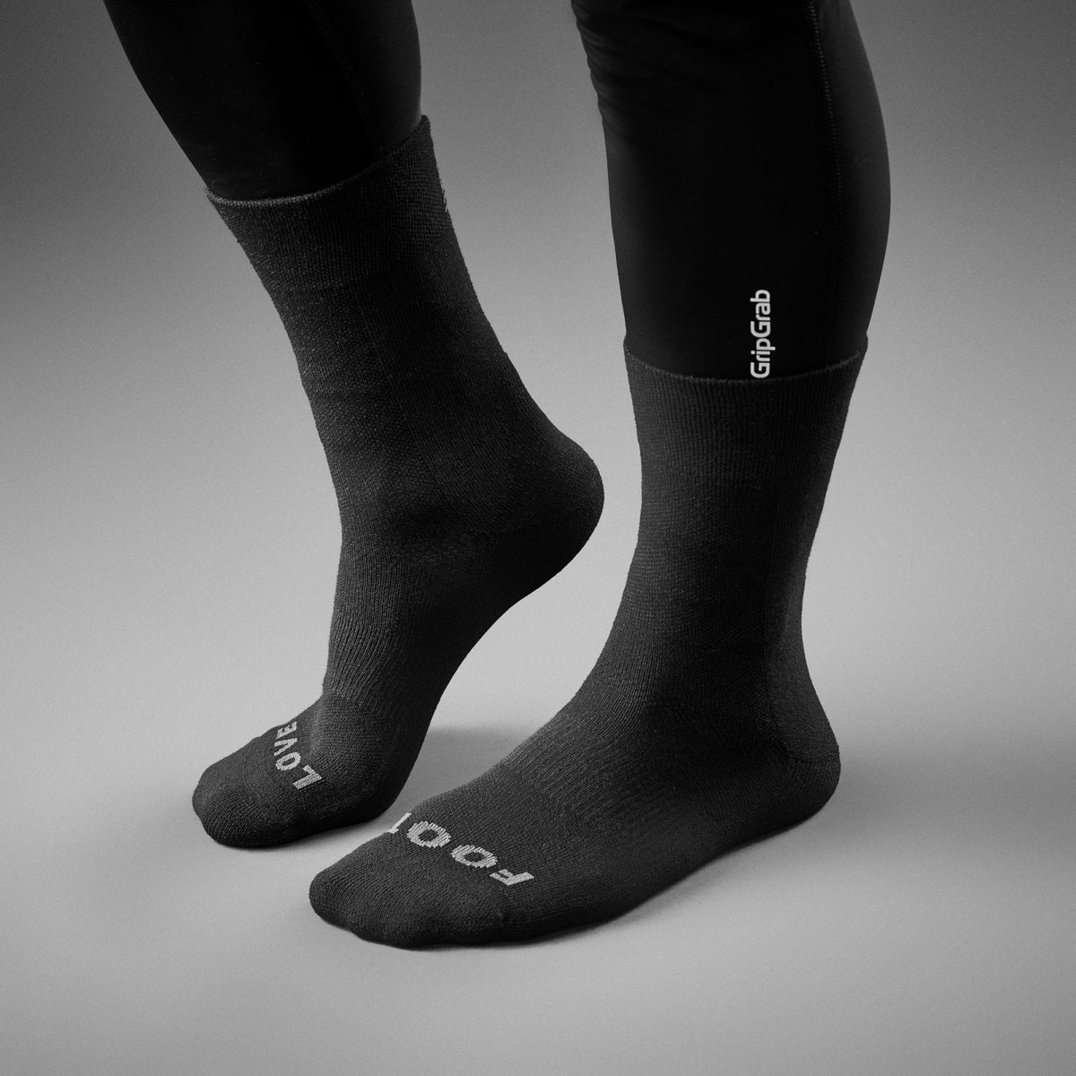 GripGrab Thermo SL Vintercykelstrømper – Sorte