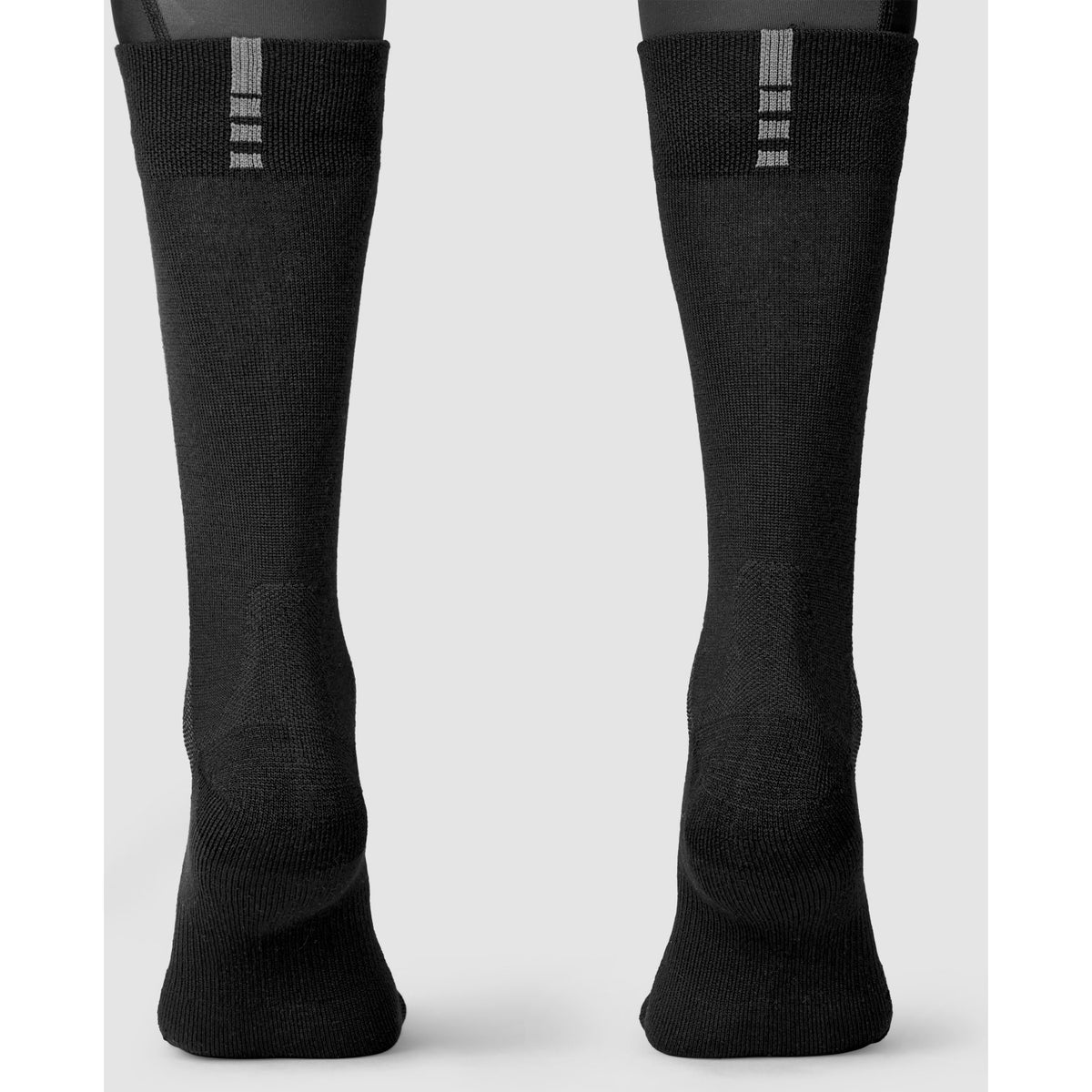 GripGrab Alpine Merino High Cut Vintercykelstrømper - Sort