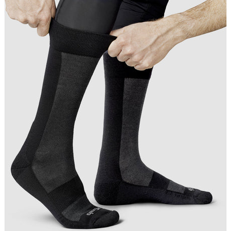 GripGrab Alpine Merino High Cut Vintercykelstrømper - Sort