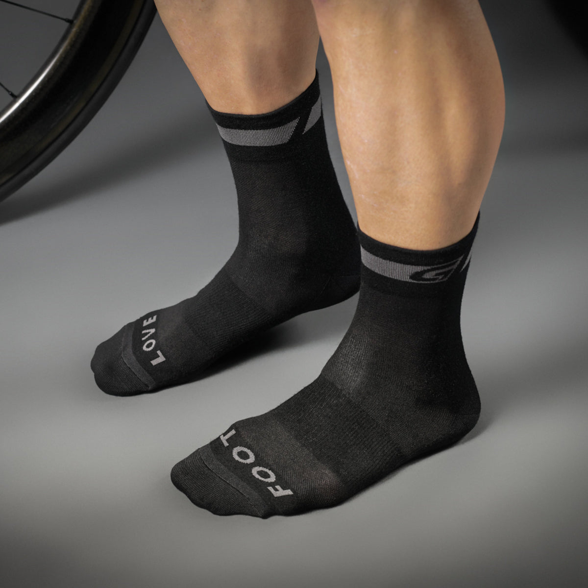GripGrab Merino Cykelstrømper – Sorte – 3-pak