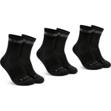 GripGrab Merino Cykelstrømper – Sorte – 3-pak