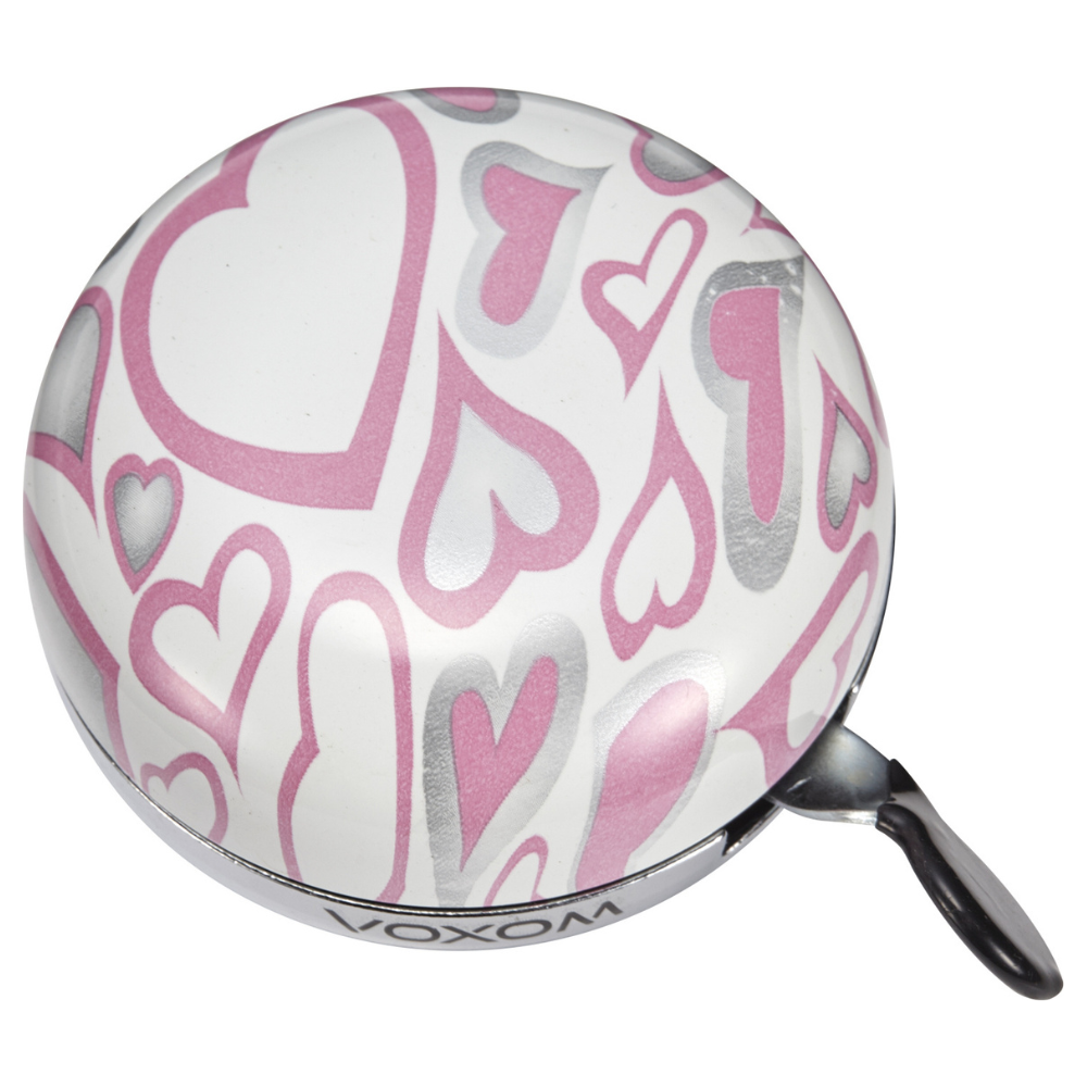 Bell KL16 Ringeklokke Pink Hjerter, 83mm