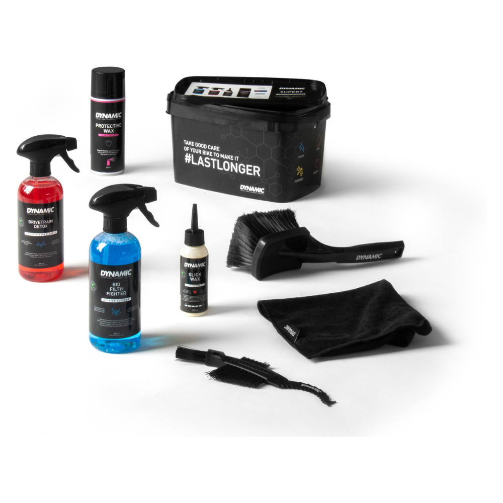Dynamic Bike Care Super 7 Box, Cykelrengøringssæt