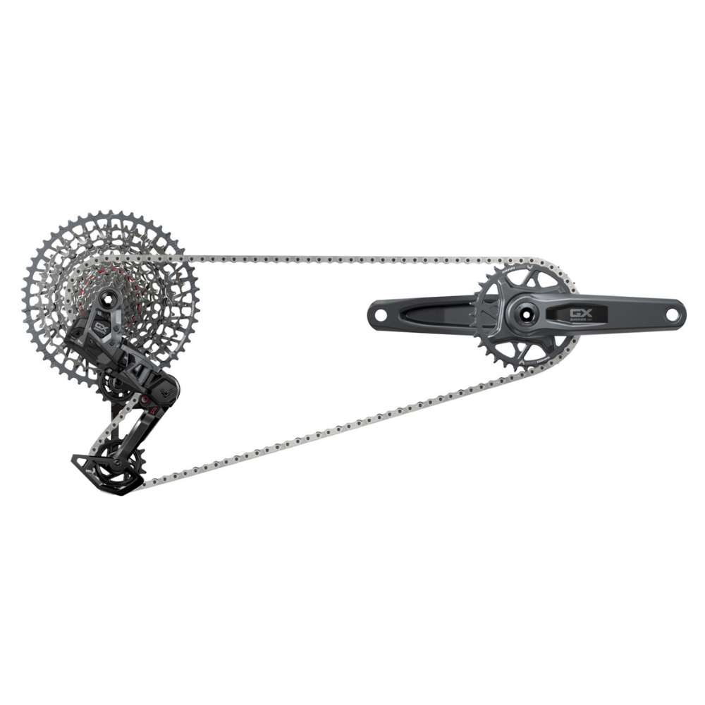 SRAM AXS GX Eagle Geargruppe, MTB, USB-C, 165mm