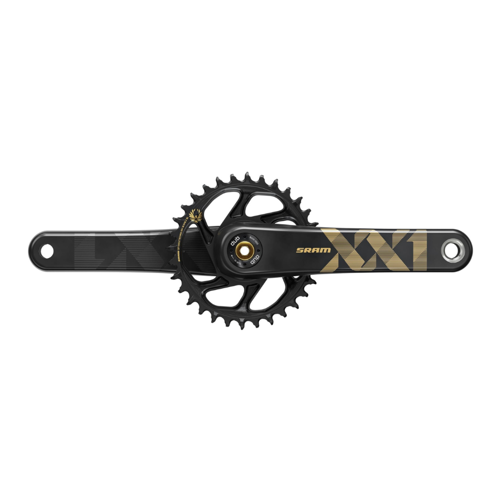 SRAM XX1 Eagle DUB Kranksæt - Sort/Guld
