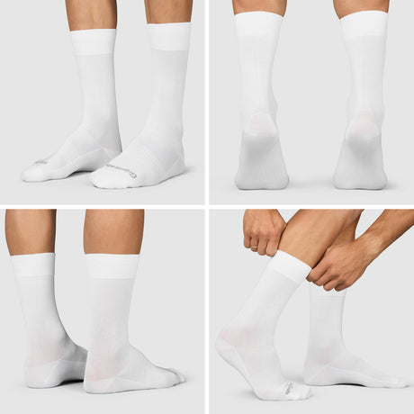 GripGrab EXPLR High Cut Cykelstrømper - Hvid