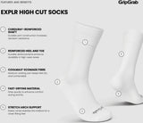 GripGrab EXPLR High Cut Cykelstrømper - Sort