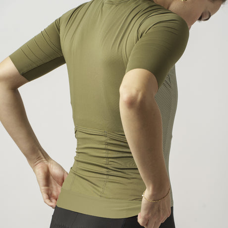 GripGrab PACR Lightweight Dame Cykeltrøje – Kortærmet – Olive Green