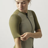 GripGrab PACR Lightweight Dame Cykeltrøje – Kortærmet – Olive Green