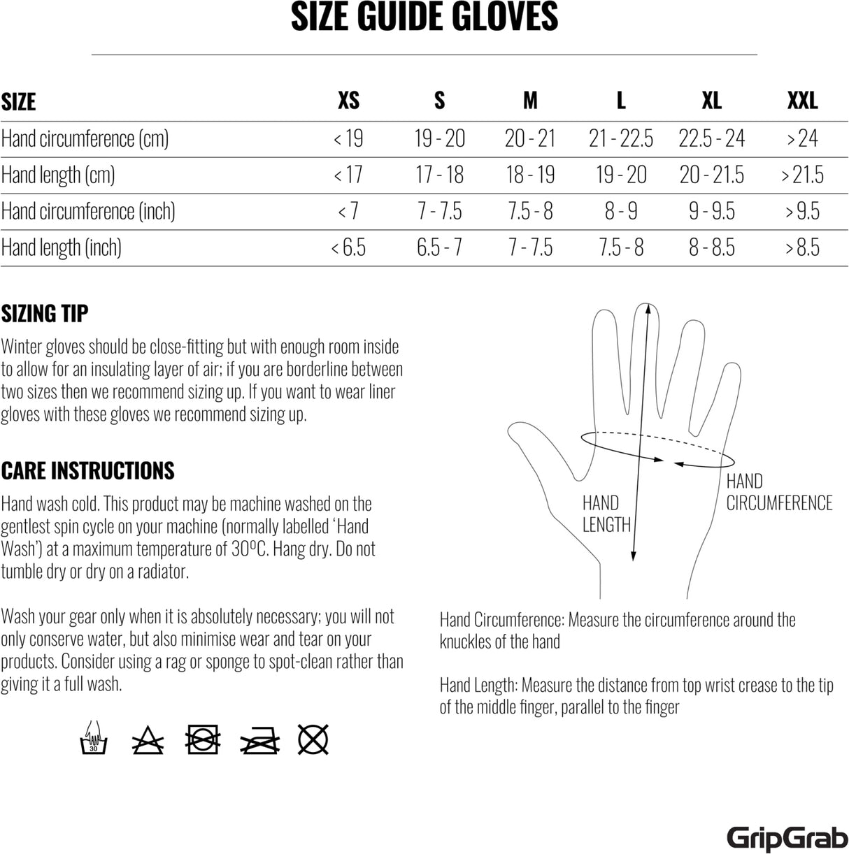 GripGrab Polaris 2 Vandtætte Cykelhandsker – Sort