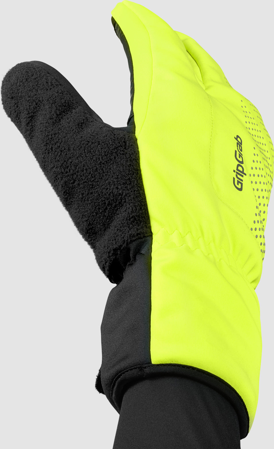 GripGrab Ride Windproof Deep Winter Lobster Handsker – Gul
