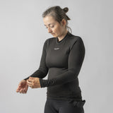 GripGrab RIDE Langærmet Baselayer Trøje til Kvinder - Sort
