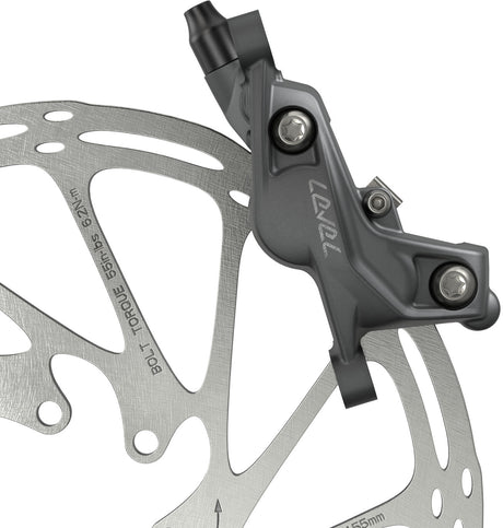 SRAM Level Bronze Stealth 4-Piston, Hydraulisk Bagbremse