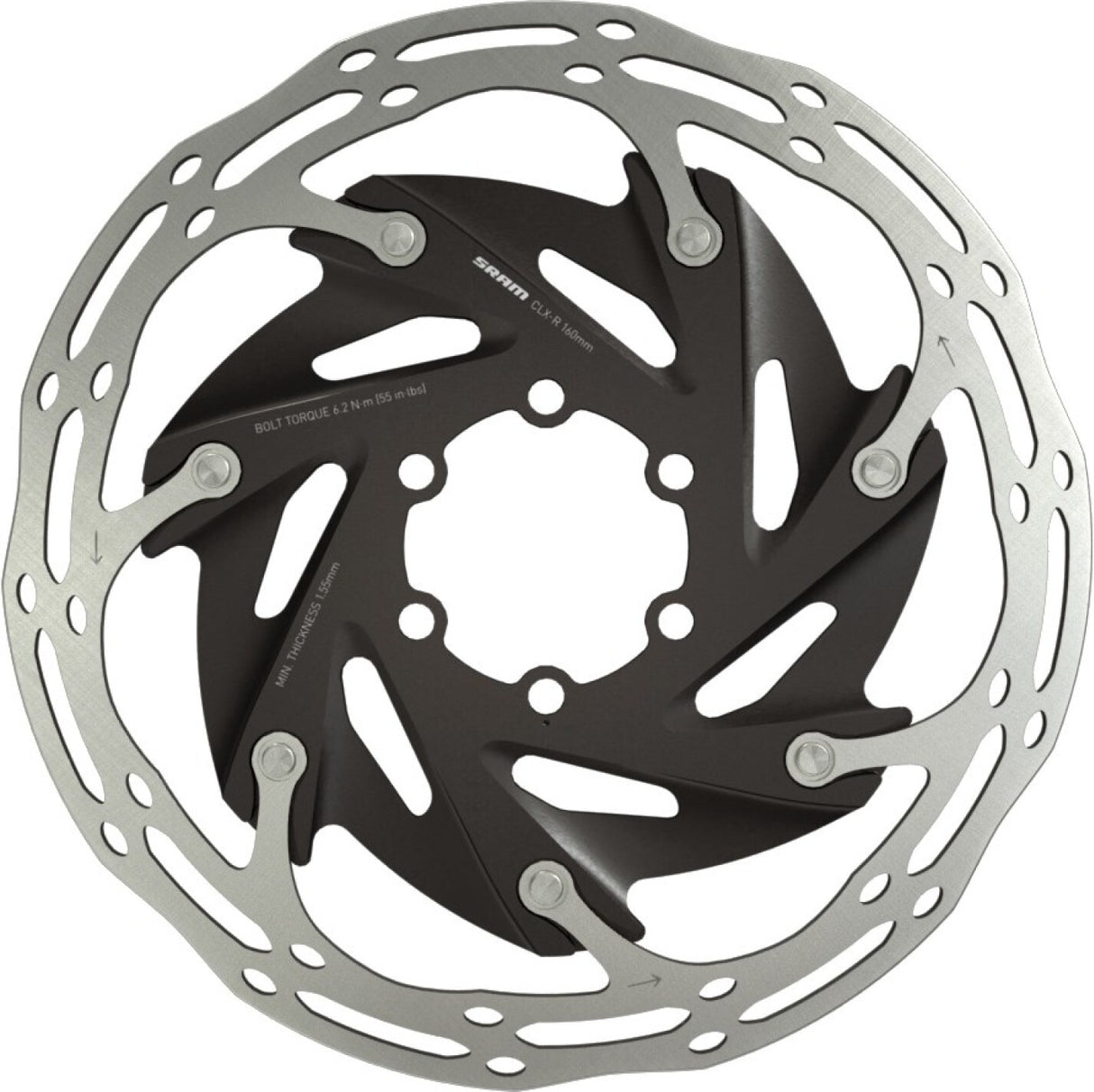 SRAM Centerline X Rounded Bremseskive, 140mm Centerlock
