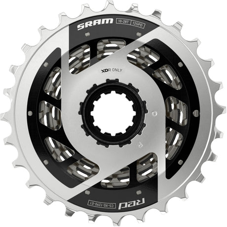 SRAM RED XG-1290 E1 Kassette (X-Dome / Sølv) - 12-speed