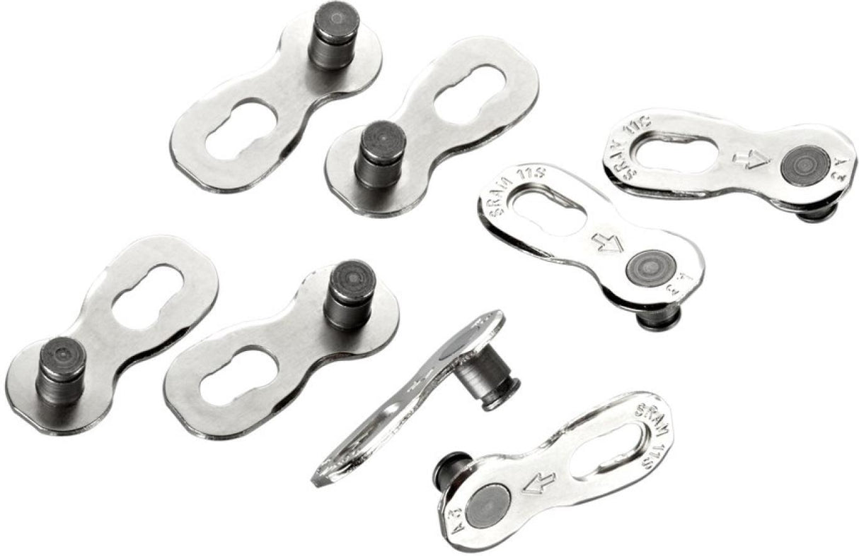 SRAM PowerLock Sølv Kædeled (Samleled) - 4 stk.