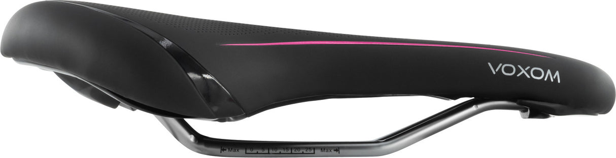 Voxom SA5 Lady Tour Cykelsadel - Sort/pink
